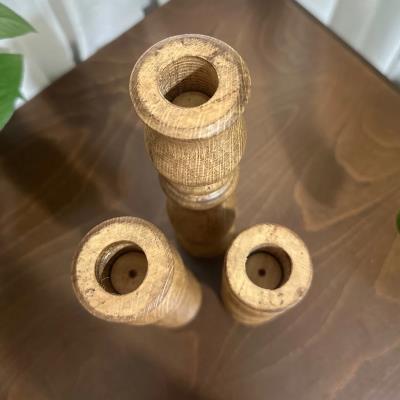 جا شمعی چوبی کد 102 مجموعه 3 عددی