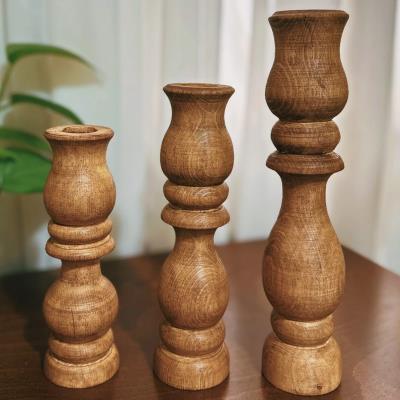 جا شمعی چوبی کد 102 مجموعه 3 عددی