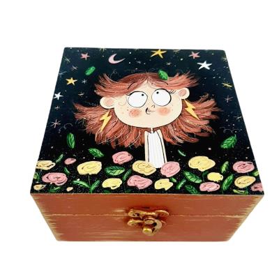 ست هدیه مدل فانتزی طرح دختر رویایی کد FP05 مجموعه 4 عددی